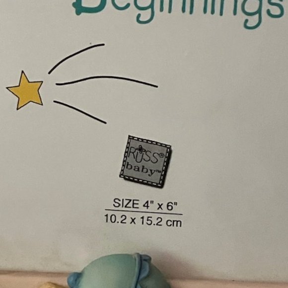 Set Russ Berrie & Co. Baby First Piggy Bank & My First Birthday Frame - Picture 6 of 11